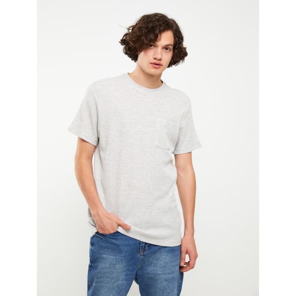 Crew Neck Short Sleeve Men's T-shirt