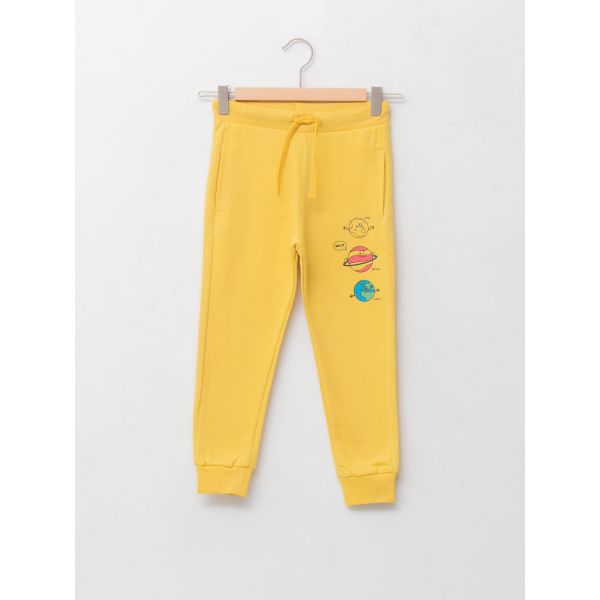 Elastic Waist Printed Boy Jogger Sweatpants