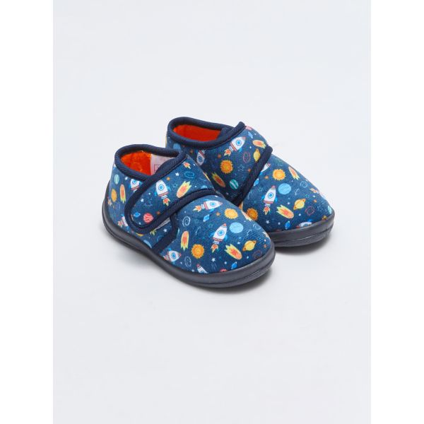 Printed Velcro Closure Baby Boy Panduf