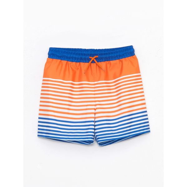 Boys' Striped Quick Dry Beach Shorts