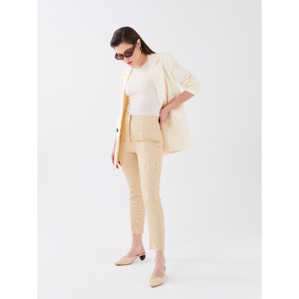 High Waist Standard Fit Women Trousers