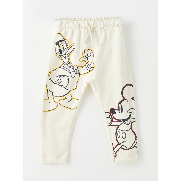 Elastic Waist Disney Printed Baby Boy Tracksuit Bottoms