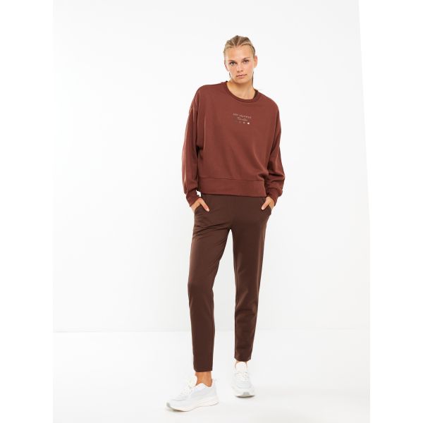 Elastic Waist Regular Women's Sweatpants