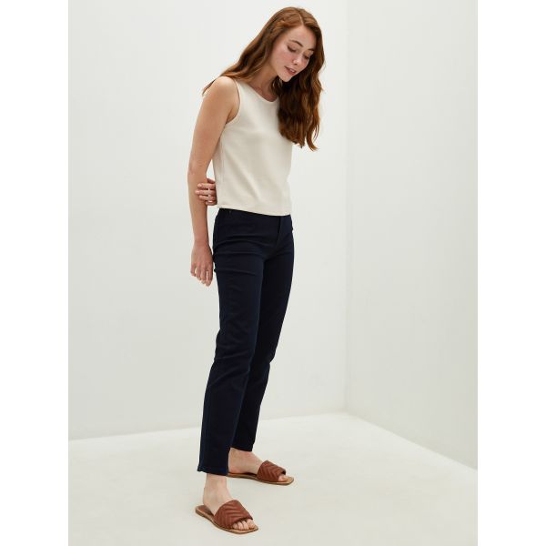 Skinny Fit Pocket Detailed Women's Jeans