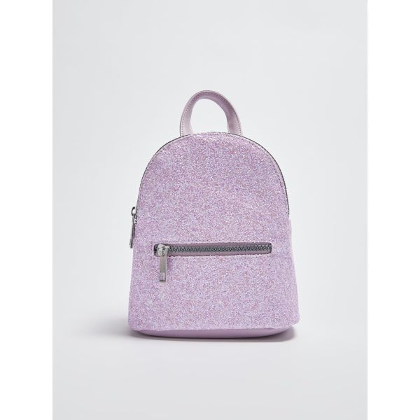 Girl's Silvery Backpack