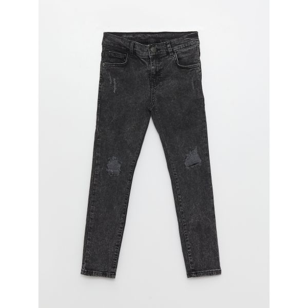 Super Skinny Fit Cut-out Detailed Boy Denim Trousers