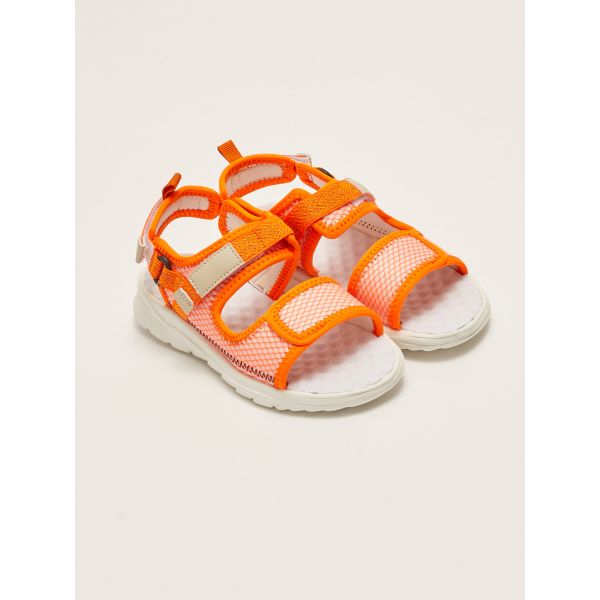 Girls Sandals With Double Straps Velcro