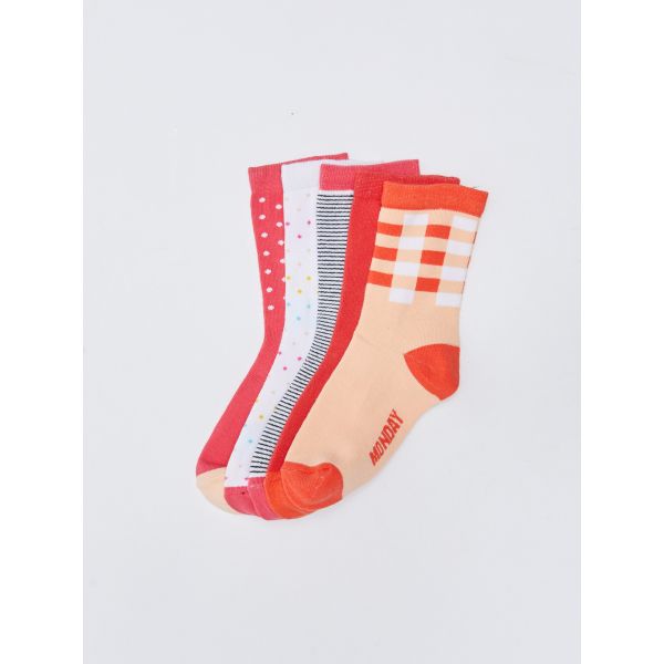 Patterned Girl Socket Socks 5-Pack