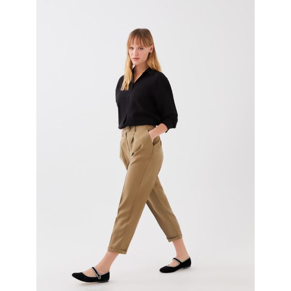 Carrot Fit Regular Women's Trousers