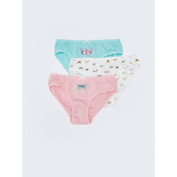 Printed Cotton Girl Panties 3-Pack