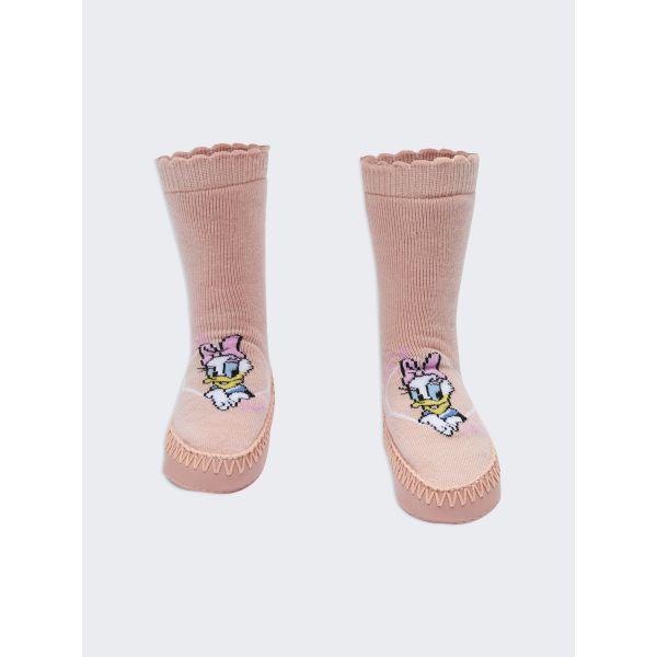 Daisy Duck Patterned Baby Girl Socks