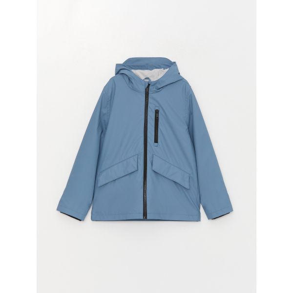 Boy's Hooded Raincoat