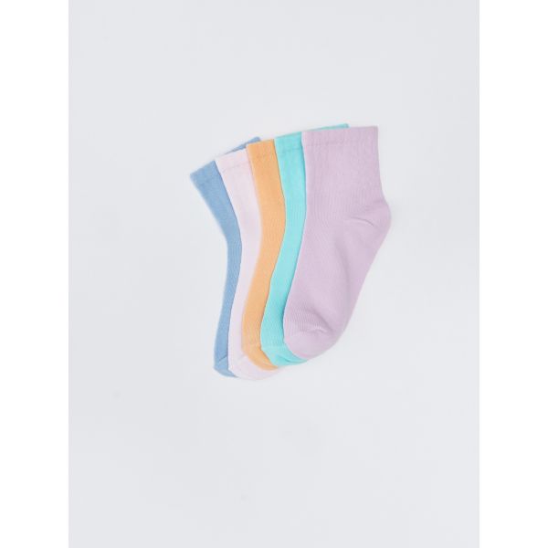 Basic Girls' Socks 5 Pack