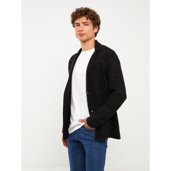 Slim Fit Shawl Collar Men Knitwear Cardigan