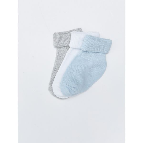 Basic Baby Boy Socket Socks 3-Pack