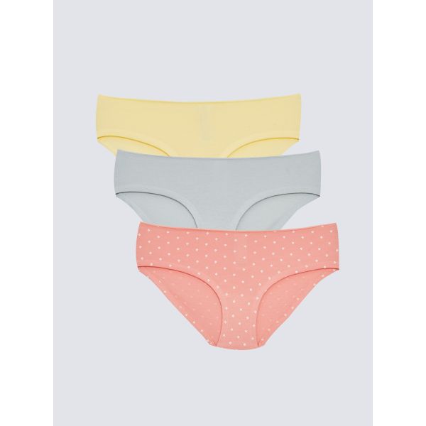 Patterned Hipster Panties 3-Pack