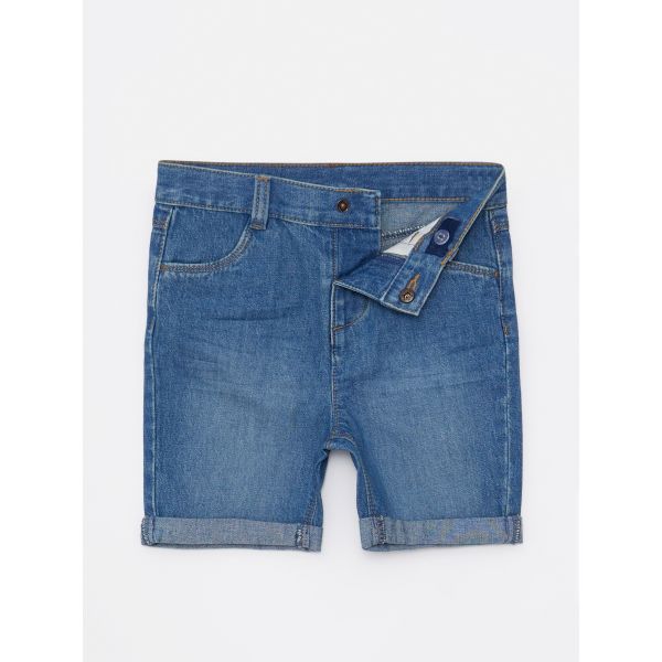 Basic Cotton Baby Boy Jean Shorts