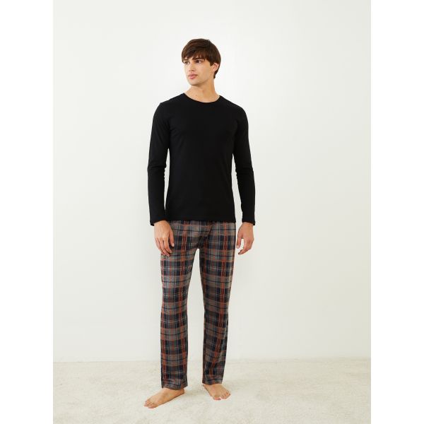 Standard Fit Plaid Men's Pajama Bottoms