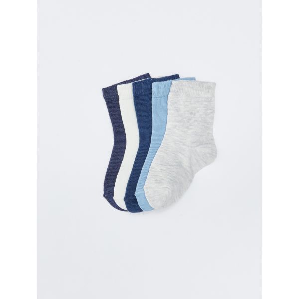 Basic Baby Boy Socket Socks 5-Pack