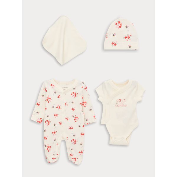 Baby Girl Premature Hospital Outlet Set of 4