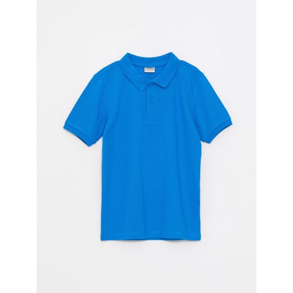 Polo Neck Basic Short Sleeve Boy T-shirt