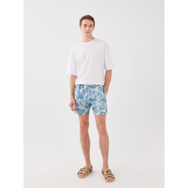 Short Pattern Men's Swimwear