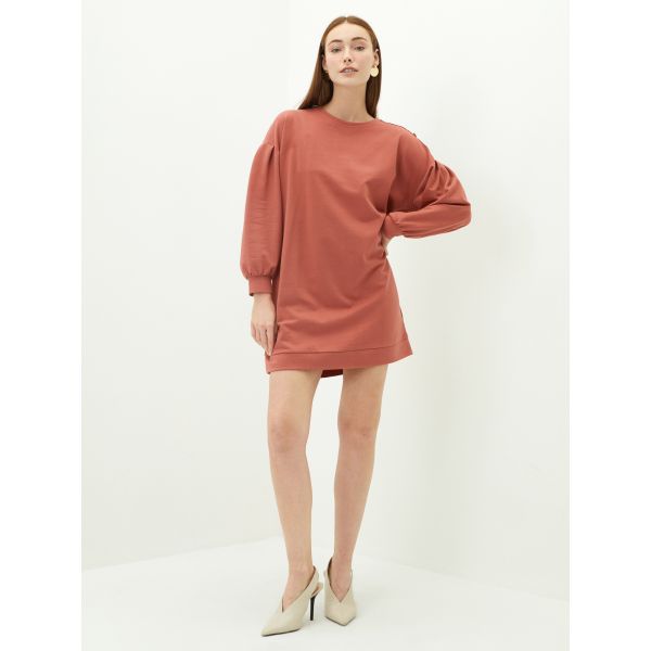 Crew Neck Regular Long Sleeve Women's Dress