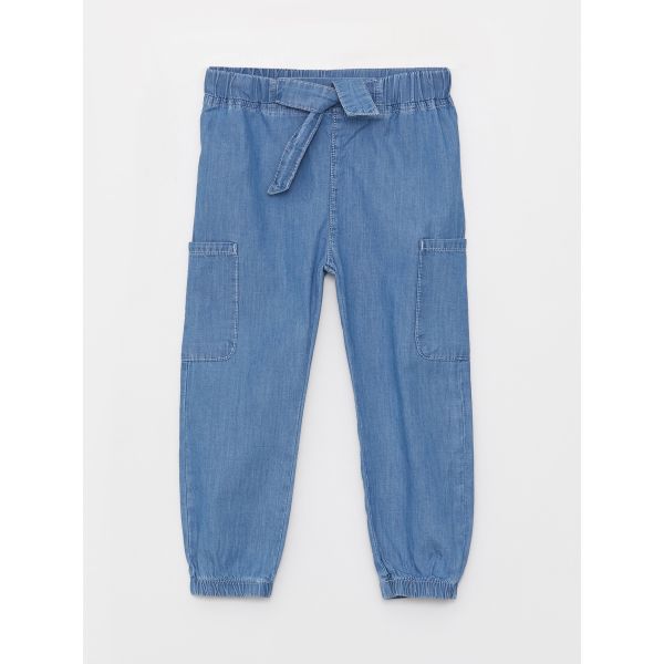 Basic Baby Girl Denim Trousers