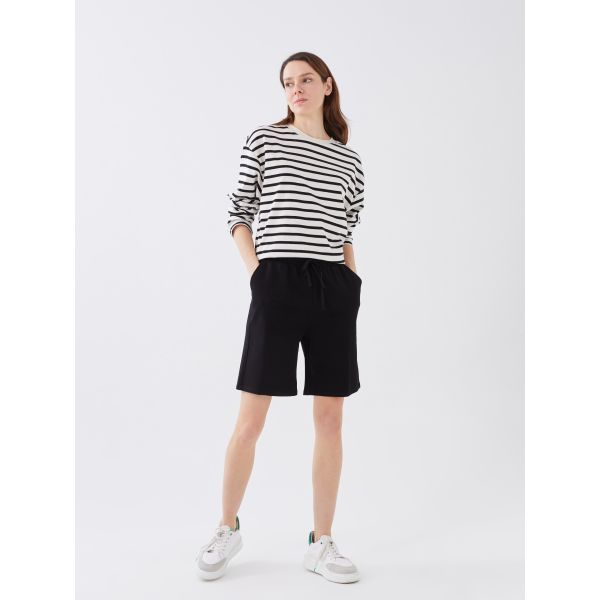 Women's Elastic Waist Regular Shorts