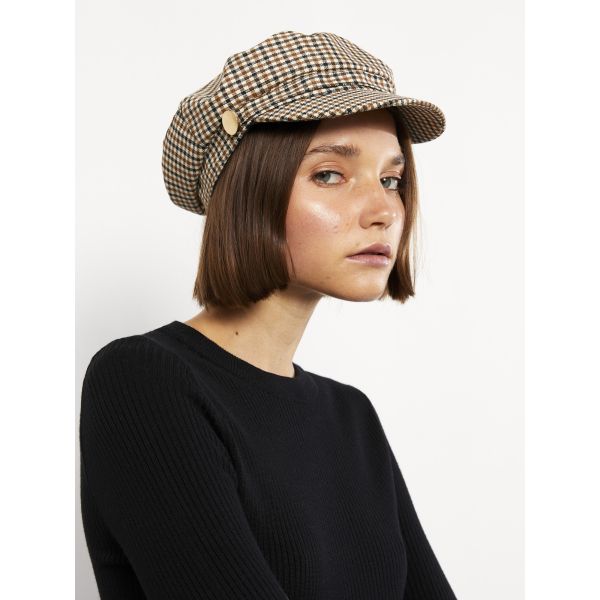 Checkered Women's Sailor Hat