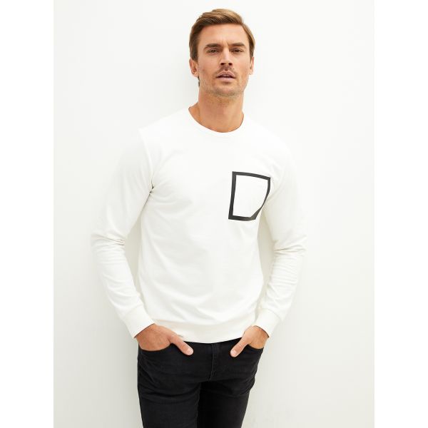 Crew Neck Long Sleeve Sweatshirt