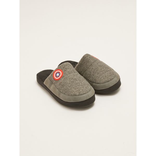 Captain America Licensed Boy's Indoor Slippers