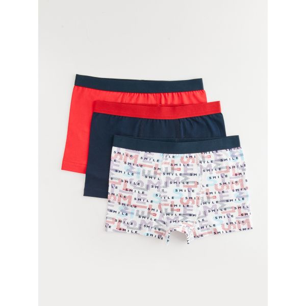 Printed Cotton Boy Boxer 3-Pack