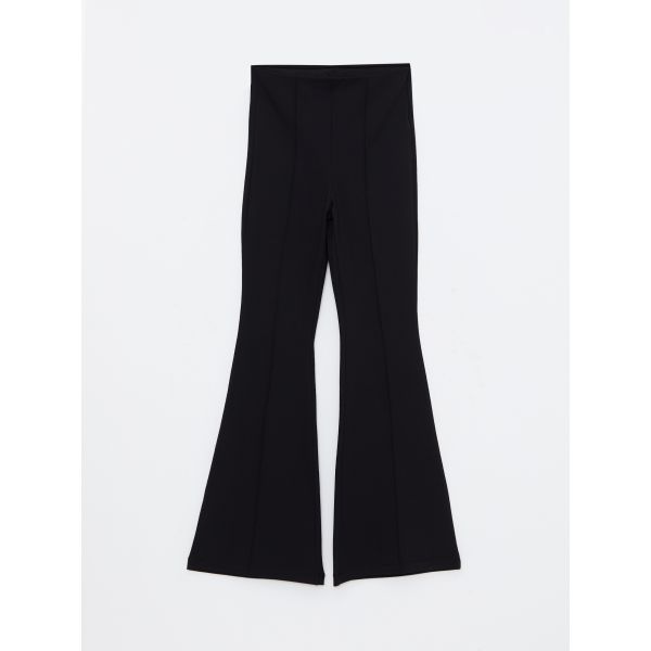 Slim Fit Regular Bell-Bottoms Women's Trousers