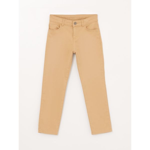 Slim Fit Basic Gabardine Boys Trousers