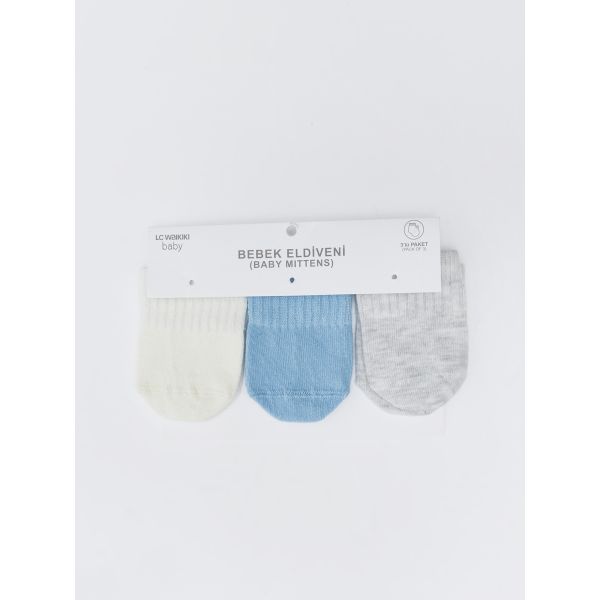 Basic Baby Boy Gloves 3-Pack