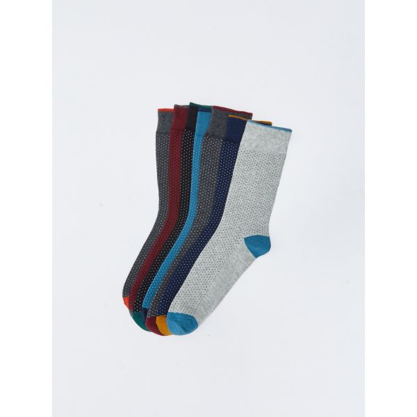 Patterned Men's Socks 7 Pieces