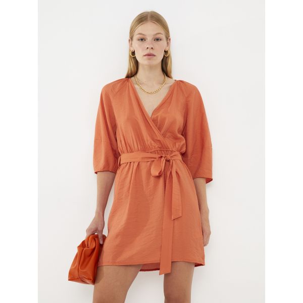 Women's V Neck Regular Dress