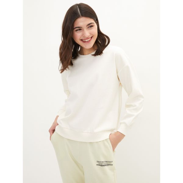 Crew Neck Regular Long Sleeve Women's Sweatshirt