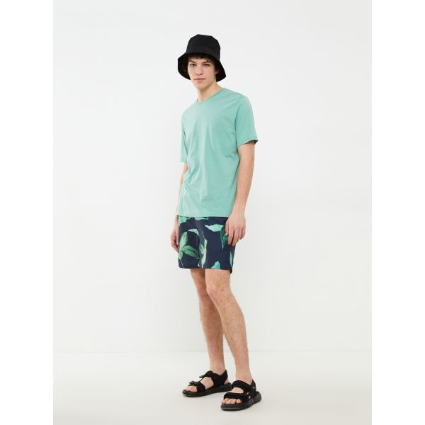 Short Pattern Men's Swimwear