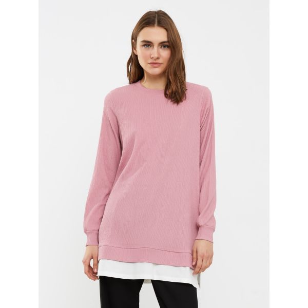 Crew Neck Regular Long Sleeve Women's Tunic