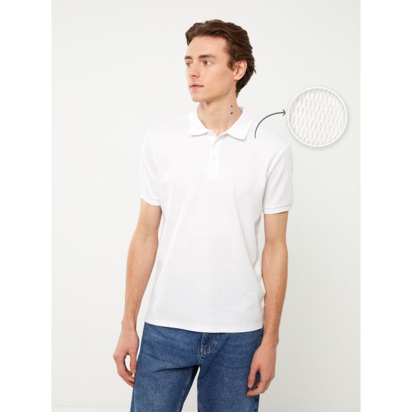 Polo Neck Short Sleeve Men's T-Shirt