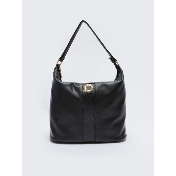 Faux Leather Women’s Shoulder Bag