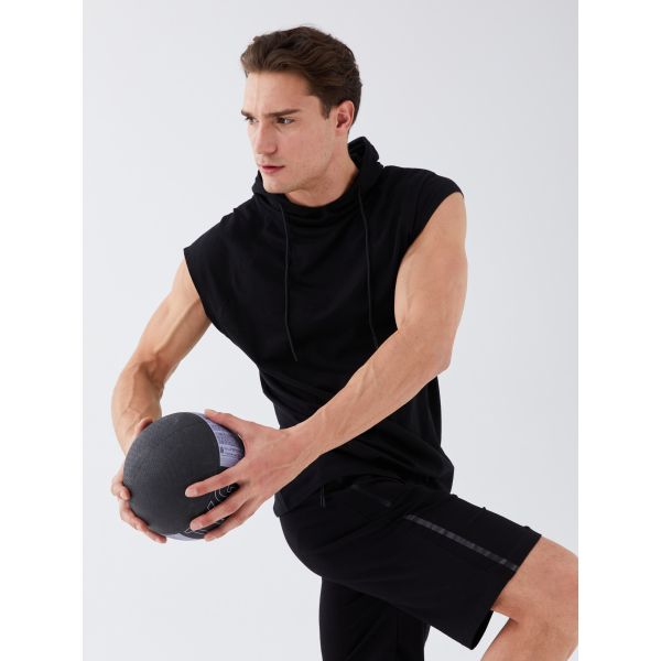 Men's Hooded Sleeveless T-Shirt