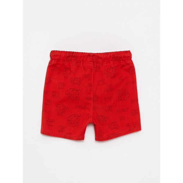 Elastic Waist Printed Baby Boy Shorts