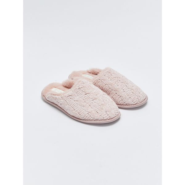 Self Patterned Women's House Slippers