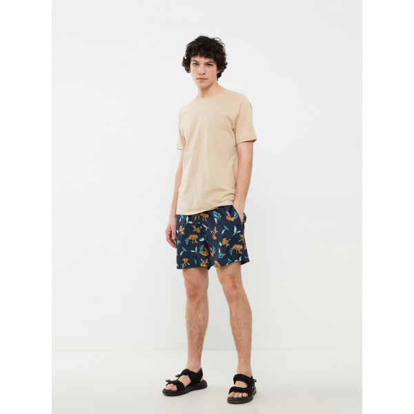 Short Pattern Men's Swimwear