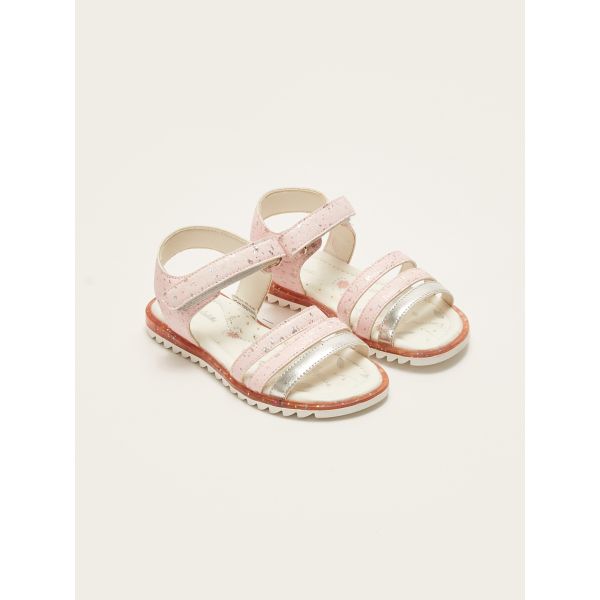 Printed Velcro Girls' Sandals