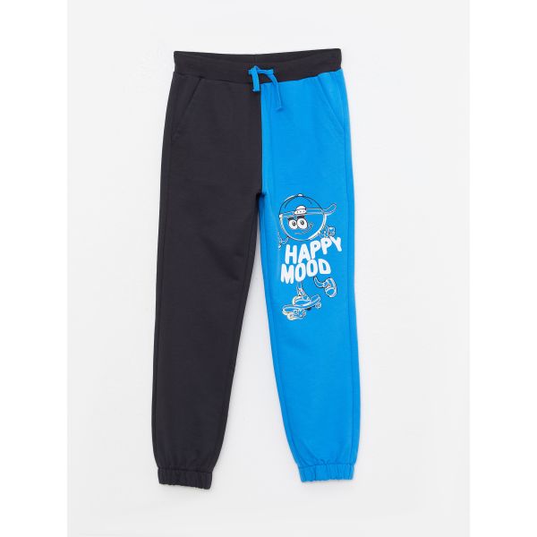 Elastic Waist Printed Boy Jogger Sweatpants