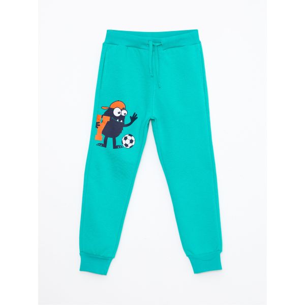 Elastic Waist Printed Boy Jogger Sweatpants